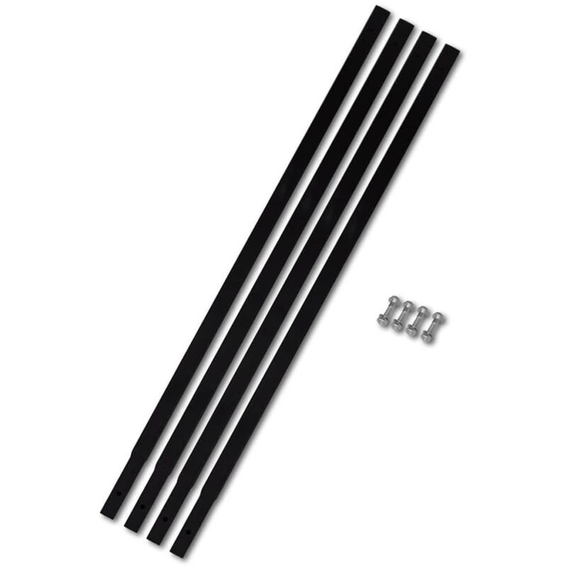 True Deal - Tube d'extension de tarière de sol 4x1 m Raccord de tube Acier