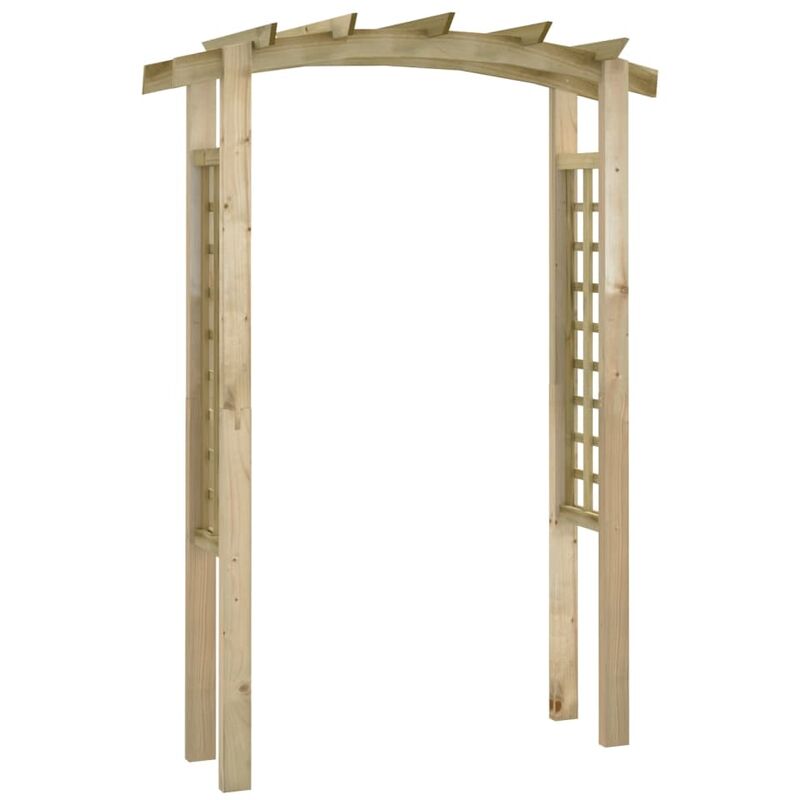 Voûte en treillis 150 x 50 x 220 cm Bois