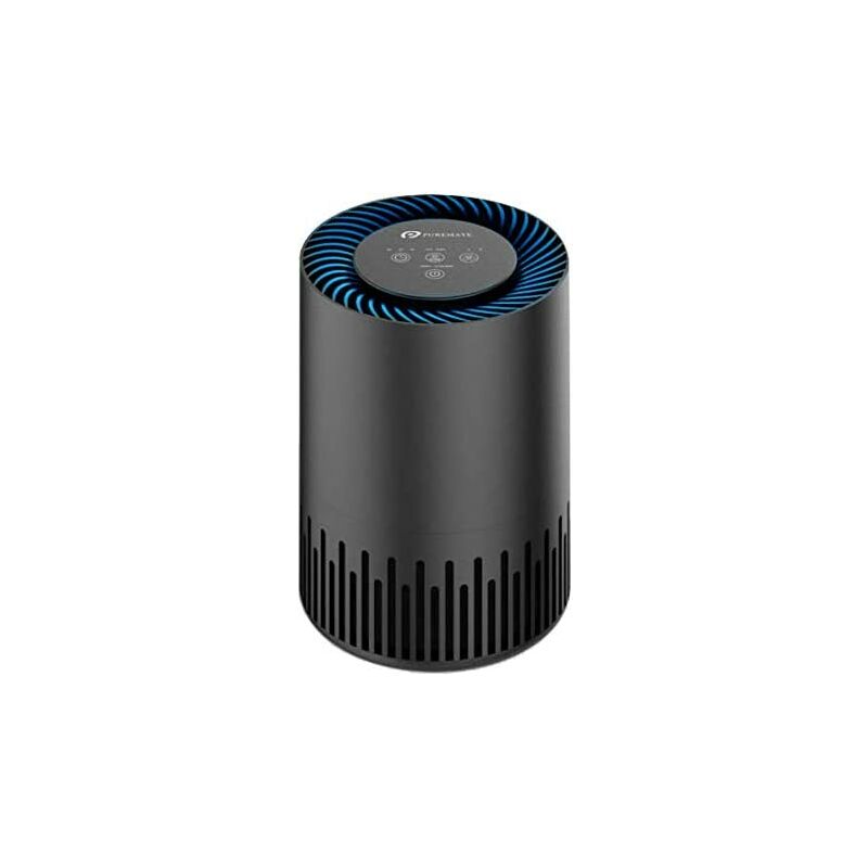 Image of True hepa Air Purifier with 4 Speed Settings – Black - Black
