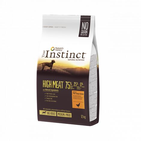 TRUE INSTINCT pienso para perro NATURES VARIETY SELECTED medium adulto pollo 12 kg