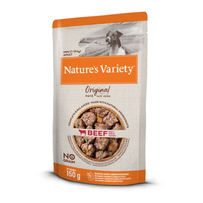 

Nature Variety Paté Perro Mini Ternera 150Gr