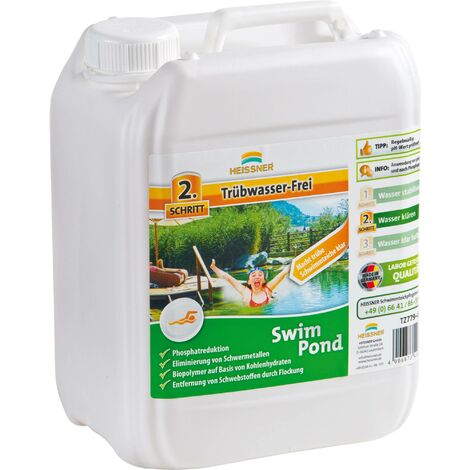 Trübwasser-Frei EXTRA SCHNELL 5 Liter - Schwimmteichpflege von Heissner