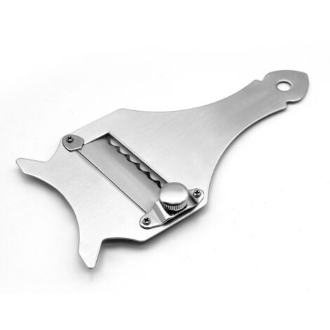 Trüffelreibe, Trüffelschneider, Trüffelmesser, Käsehobel aus Edelstahl, verstellbarer Trüffelschneider, professioneller Edelstahlschneider mit Aufhängeloch, für Schokolade, Käse, Trüffel