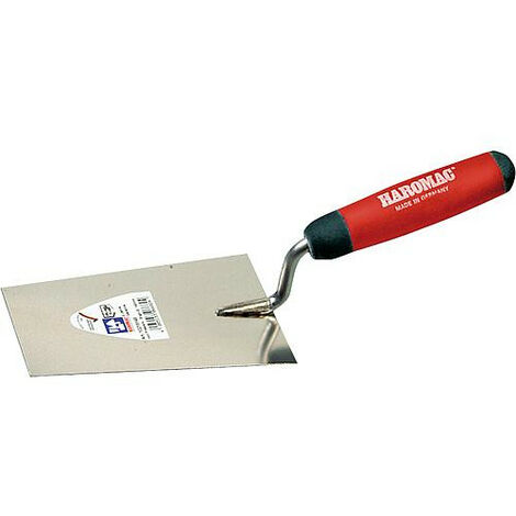 Truelle a enduire Berner inoxydable 160mm, 2K-ERGO noir-rouge