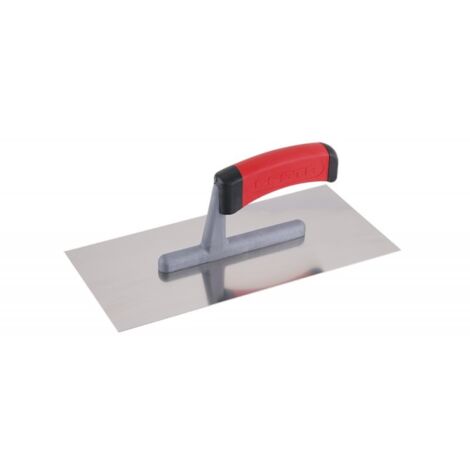 Truelle à lisser inox avec manche souple 280 x 130 mm, inoxydable Truelle à lisser 28 x 13