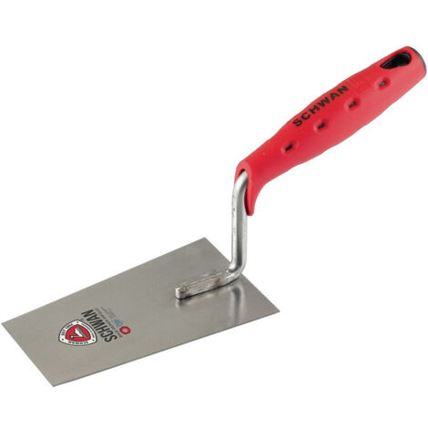Truelle à plâtrer Berner L.245mm l.80mm antirouille avec manche souple (par 10)