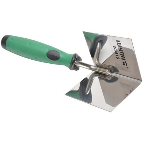Truelle d'angle intérieur, acier inoxydable,Spatule d'angle intérieur L'OUTIL PARFAIT， dimensions : 210 mm