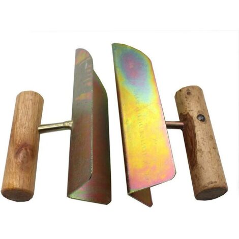 Truelle d'angle intérieure, outil de nettoyage d'angle, truelle d'angle extérieure, spatule, outils de maçonnerie et de carrelage, 2 truelles d'angle