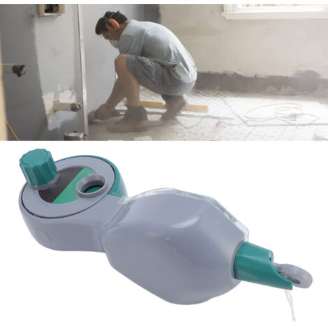Truelle de traçage pour construction et menuiserie, avec fiole d'équerrage, en ABS, poignée ergonomique anti-dérapage, 165g