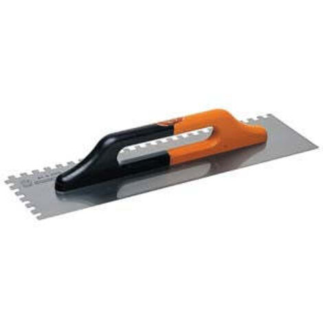 Truelle de type allemand à dents droites Art.814/D-Dx - 48x14 cm - dents droites 10x10 mm