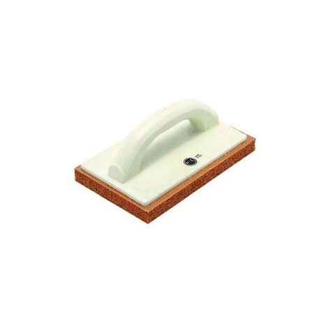 Truelle en caoutchouc orange normale-moyenne avec support en PVC Art.878 - cm.21,5x13,5 art.878/1