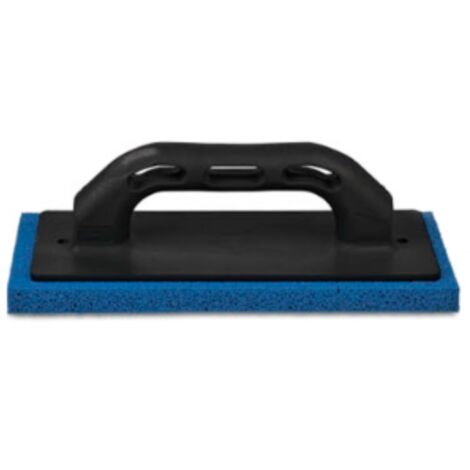 Truelle éponge en caoutchouc, éponge bleu dur 24x10 cm (grain fin)