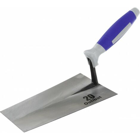 Truelle Italienne Bi-matière Carrée Acier 20