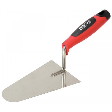 Truelle italienne ronde - lame inox - manche bi-composant - 200 mm