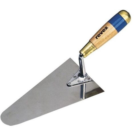 Truelle macon italienne inox ronde 220mm - REVEX