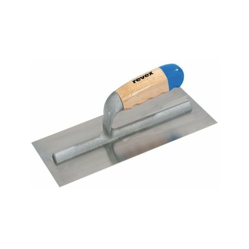 Truelle platoir italien inox poignee bois 280x120