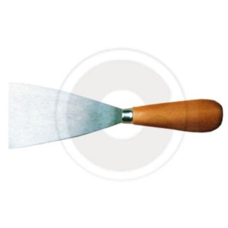 truelle rigide avec manche en bois peint outils de construction de mastic 100 mm
