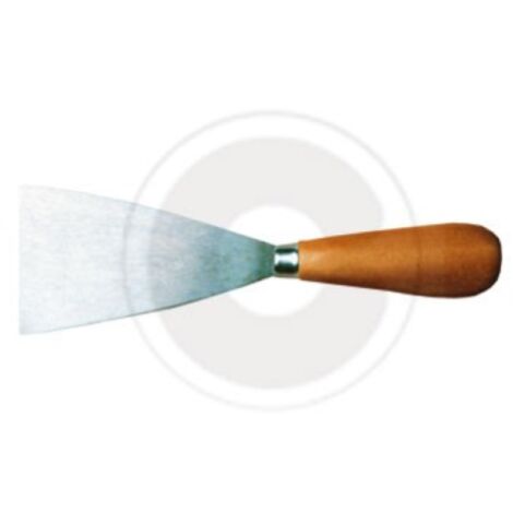 truelle rigide avec manche en bois peint outils de construction de mastic de 40 mm