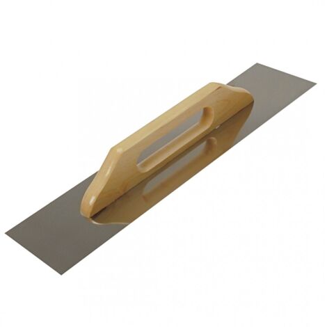 Truelle Topex 13a249 acier inoxydable manche bois 580x130 mm