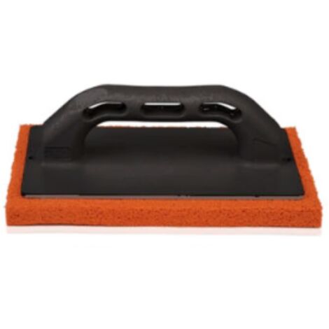 Truelles éponge en caoutchouc, éponge orange doux 21x14 cm (gros grain)