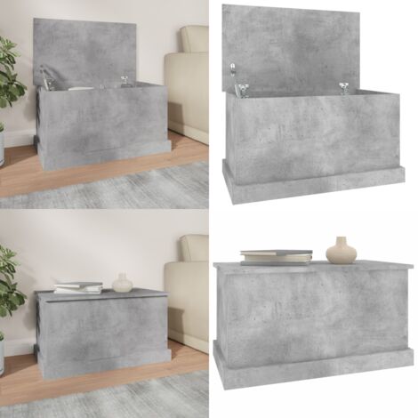 Truhe Betongrau 70x40x38 cm Holzwerkstoff - Truhe - Truhen - Home & Living