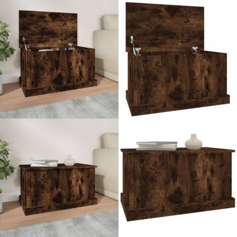 Truhe Räuchereiche 70x40x38 cm Holzwerkstoff - Truhe -  Truhen - Home & Living