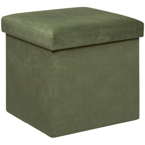 Truhenhocker Lilou Samt - 38x38 cm