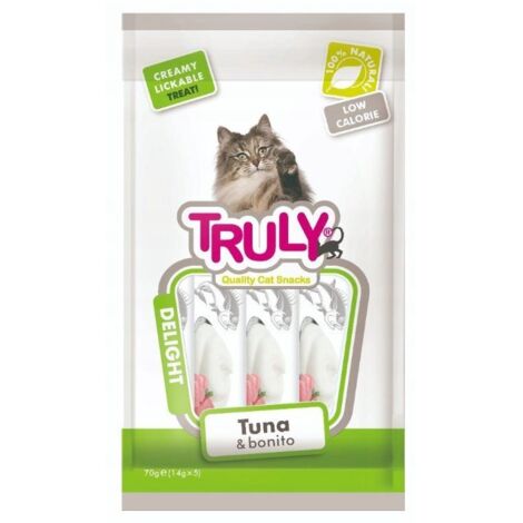 Truly - Cat Creamy Lickable Tuna  and  Bonito 70g - (WP11380)