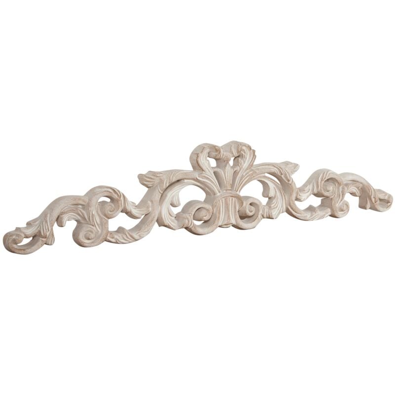 Trumeau en bois finition blanche vieillie aux dimensions Made in Italy