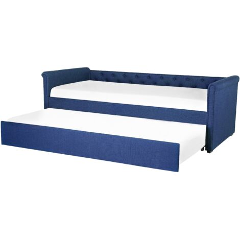 Trundle Bed Fabric LIBOURNE 80 x 200 cm (EU Small Single) Navy Blue