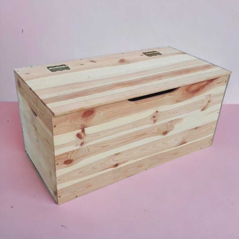 Magazzini Cosma - Trunk Cassapanca en bois de pin 100 cm meubles et hébergement