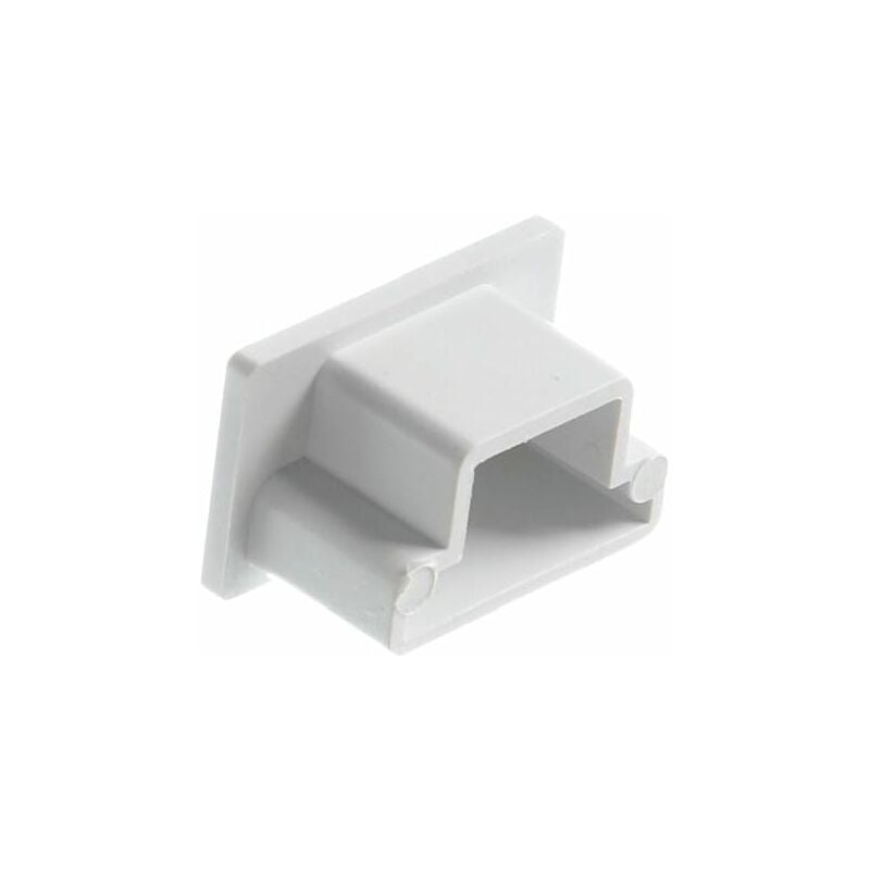 MK - Electric YEP2BQWHI abs Trunking End Cap 25 x 16mm- you get 5 - White