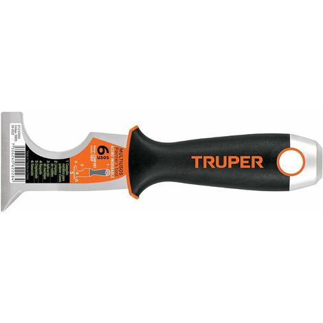 Truper Espátula rígida 5 usos acero inoxidable 63MM