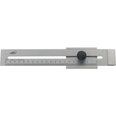 Trusquin 250mm en acier inoxydable – Précision 1/1 mm – Pour traçage sur bois, métal et plastique – Outil de menuiserie professionnel – Helios Preisser - C53568
