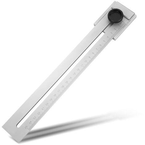 Trusquin de traçage 0-250mm – Acier au carbone – Précision 0,1mm – Marquage précis pour bois – Bouton de réglage rotatif