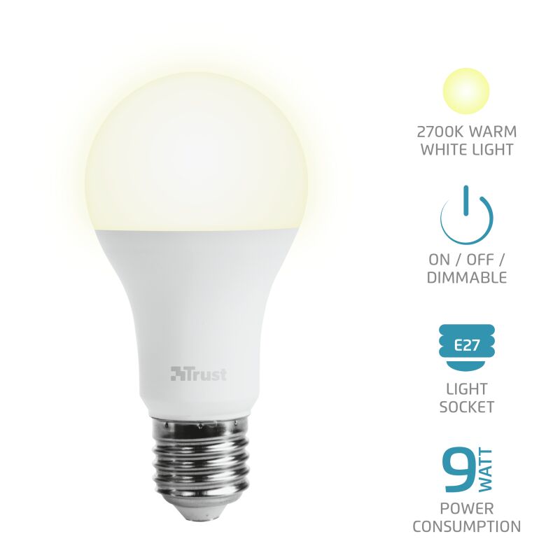 

Bombilla LED Standard con Wifi. Modelo: ALED-2709 - Trust