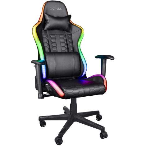 Trust GXT 716 Rizza Sedia per gaming universale Sedia tappezzata Nero