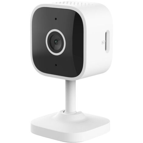 Trust IPCAM-2900 Telecamera di sorveglianza WiFi per interni, telecamera con visione notturna, sirena e microfono incorporati, rilevamento  di persone, telecamera  di sorveglianza con app per la video