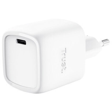Trust Maxo Caricatore USB-C 30W GaN Bianco Ricarica Rapida Universale