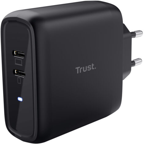 Trust Maxo Universale Nero AC Ricarica rapida Interno