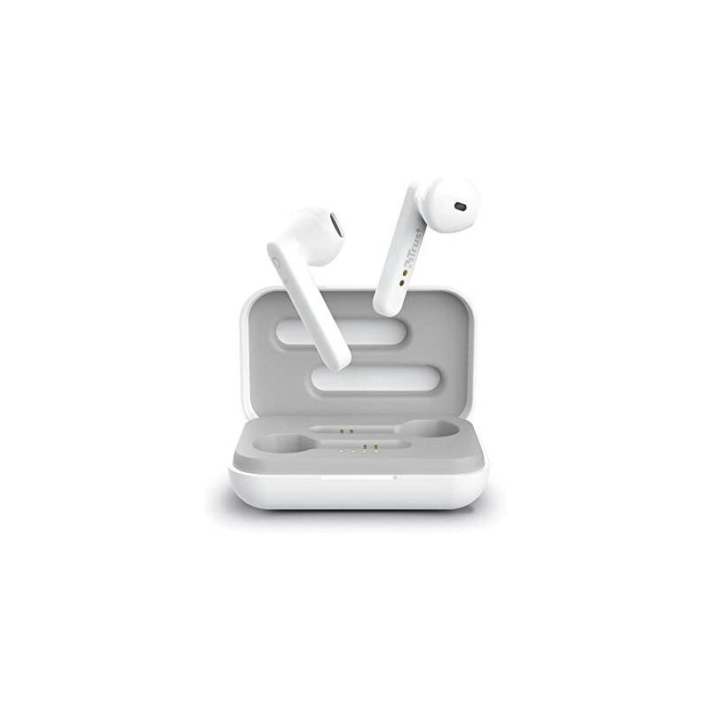 

Trust Mobile Primo Touch Auriculares Inalámbricos Bluetooth (10 Horas de Reproducción, Micrófono Incorporado, True Wireless, TWS) Blanco