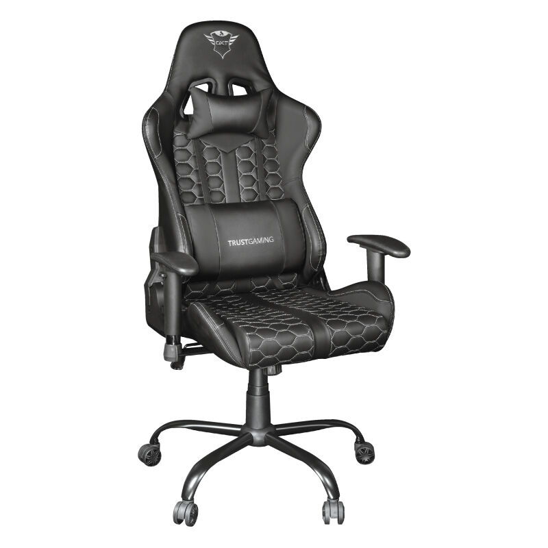 

Trust - Silla Gaming Ergonómica GXT 708 Resto - Silla Gamer, Totalmente Giratoria, Respaldo Ajustable, Silla Escritorio para Ordenador, Oficina, PC