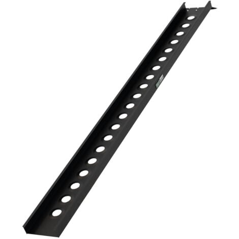 BAUMARKTPLUS TRUTZHOLM 1 x Auffahrschiene 194 cm Traglast 200 kg Alu schwarz Auffahrrampe Verladerampe Rampe