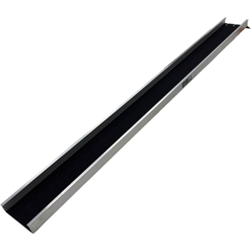 Baumarktplus - Trutzholm 1x Auffahrschiene 183 Cm 50 Kg Alu Grau Starr Anti-rutsch Beschichtung E-bike Kleine Mofas