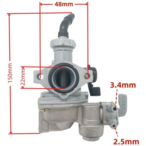 TRX125 PZ22C 404-010 Vergaser-Kraftstoffversorgungssystem für Honda ATV mit hoher Zerstäubungseffizienz, sanftem Kaltstart und Kraftstoff – Original-Ersatzteil.
