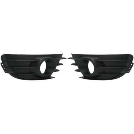 Trywise 1 Paire de Couvercles de Calandre Antibrouillard, Calandre de Pare-chocs Avant Antibrouillard Noir pour Citroen C4 2004‑2008