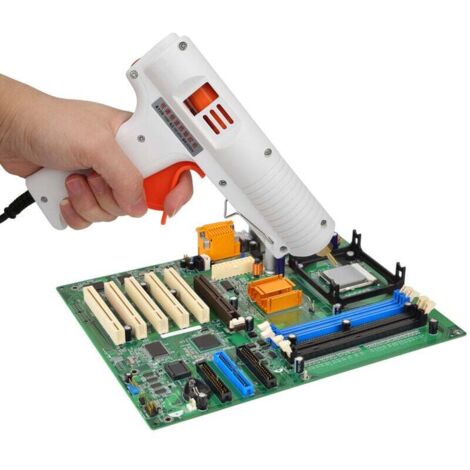 Trywise 110 W Pistolet à Colle Chaude, Haute Température, Pleine Grandeur , Outil de Réparation d'artisanat de Pistolet à Colle Thermofusible Réglable Professionnel à Température Constante Réglable