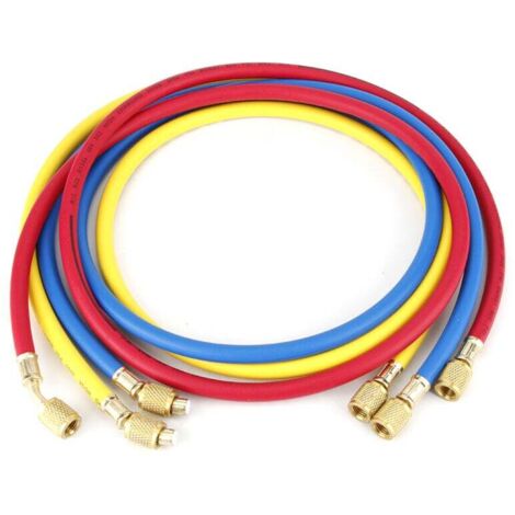 Trywise  1,5 m 600 psi 1/4 po Accessoire pour outil d'ajout de réfrigérant fluoré pour climatisation