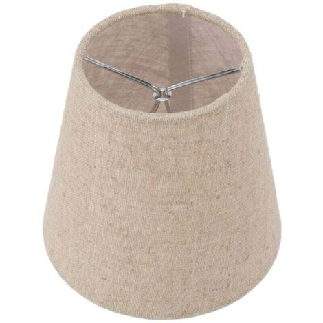 Trywise 6Pcs Petite Abat-Jour en Lin avec Clip, Abat-Jour de Bougie pour Accessoires d'éclairage
