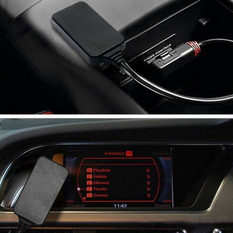 Trywise Adaptateur auxiliaire Bluetooth5,0 Adaptateur d'interface de Musique Câble o Bluetooth pour Adapté pour AMI MMI MDI A1/A3/A4/A5/A6/A7/A8/Q3/Q5/Q7RS4/RS5/RS6/RS7/RS7